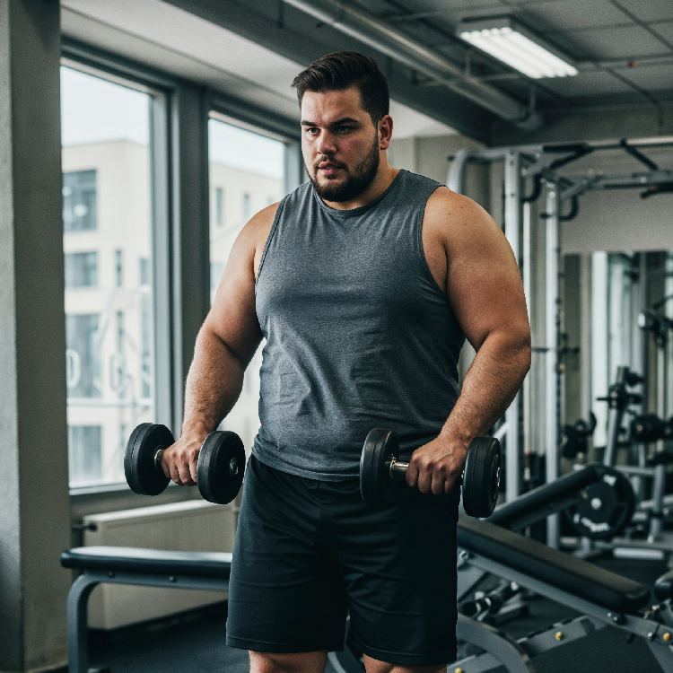 plus-size-person-working-out